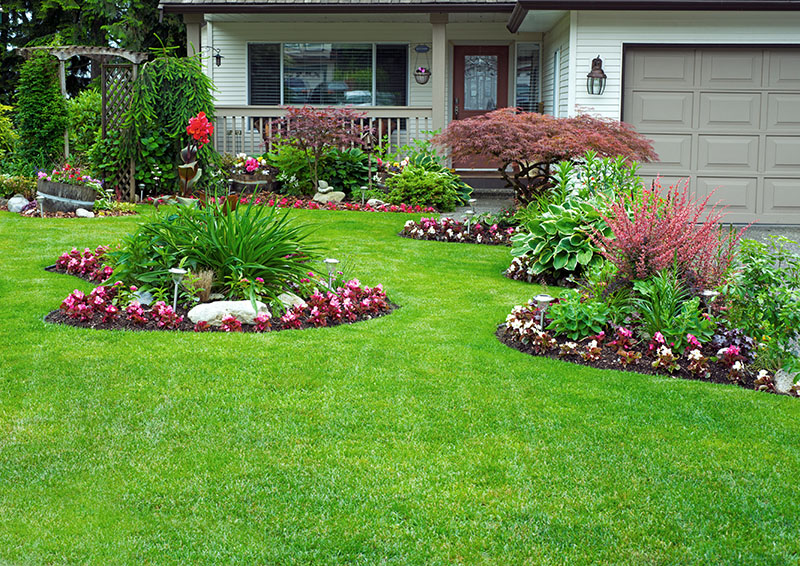 Home and Garden landscaping - - Hanks Custom Lawn Care